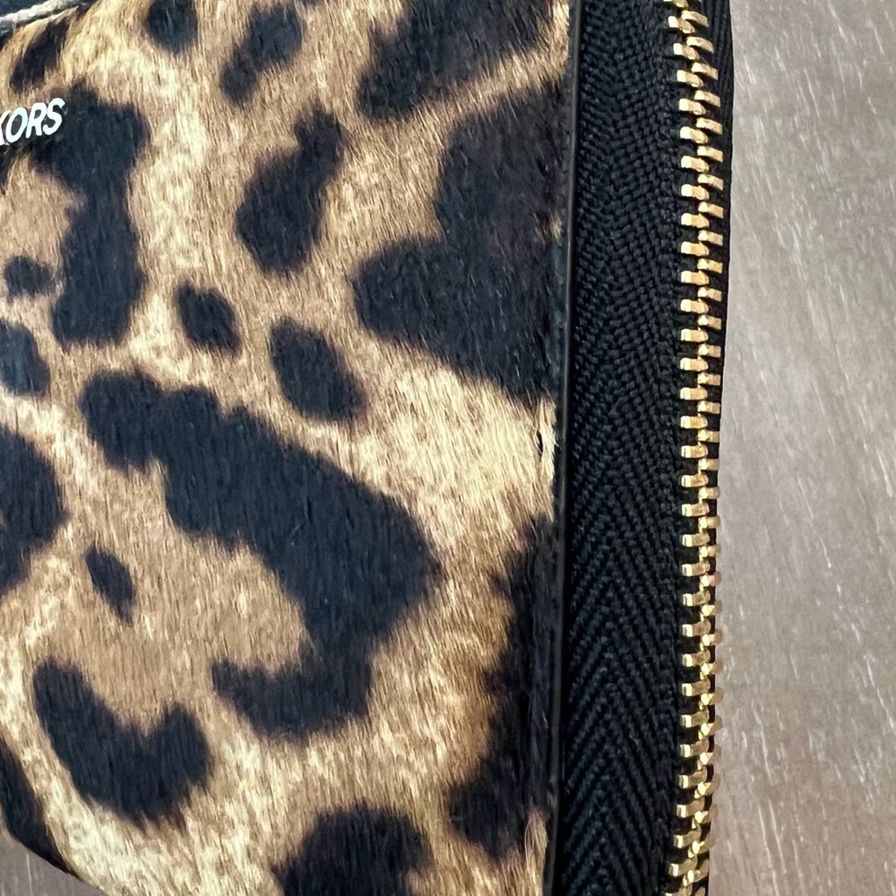 Michael Kors Leopard Print Wristlet - Picture 5 of 12